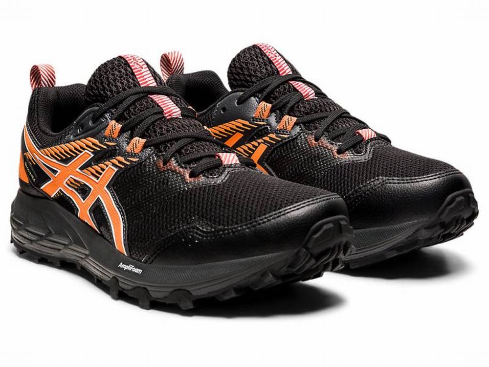 Chaussures Trail Asics GEL-SONOMA 6 G-TX Femme Noir Orange | IPO-152897