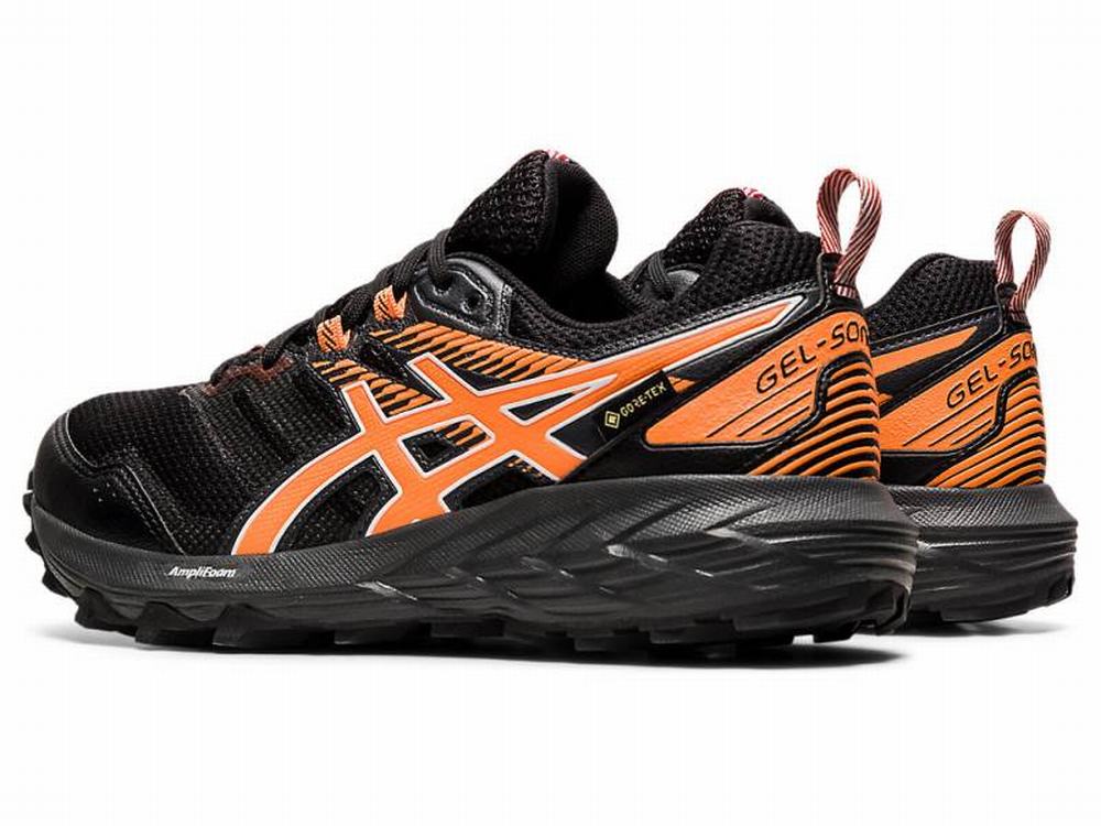 Chaussures Trail Asics GEL-SONOMA 6 G-TX Femme Noir Orange | IPO-152897