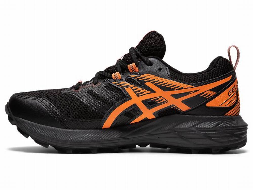 Chaussures Trail Asics GEL-SONOMA 6 G-TX Femme Noir Orange | IPO-152897