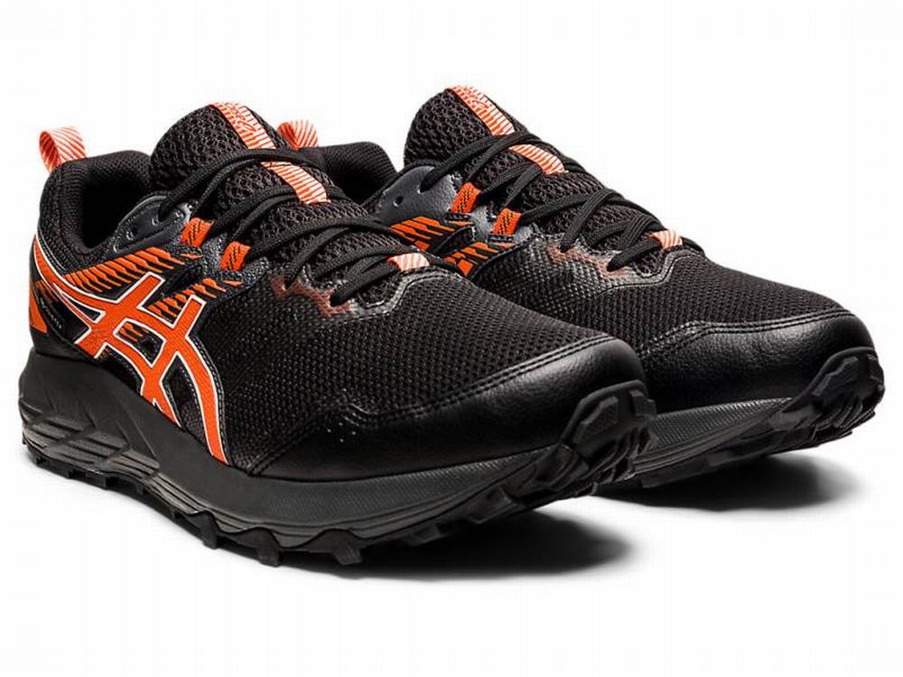 Chaussures Trail Asics GEL-SONOMA 6 G-TX Homme Noir Doré Orange | MAR-910682