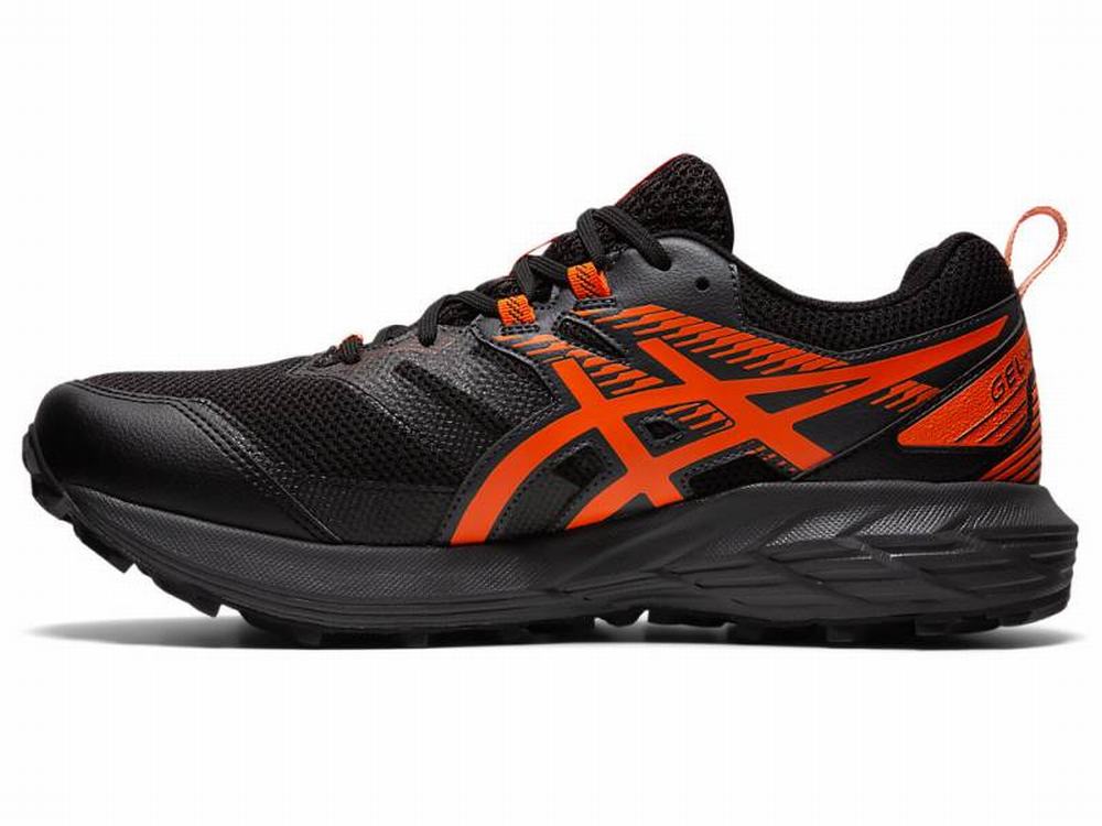 Chaussures Trail Asics GEL-SONOMA 6 G-TX Homme Noir Doré Orange | MAR-910682