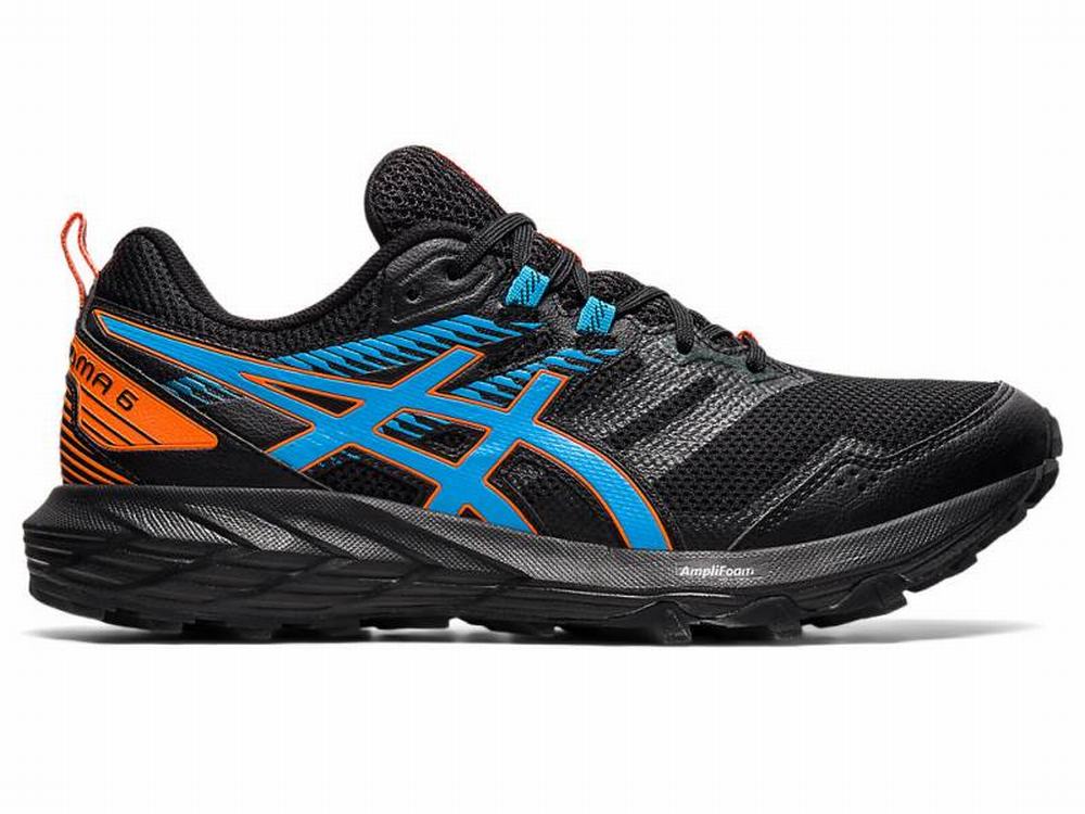 Chaussures Trail Asics GEL-SONOMA 6 Homme Noir Turquoise Clair | SUN-085174