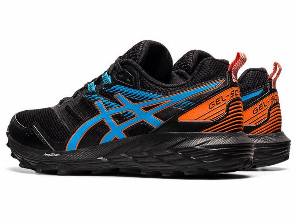 Chaussures Trail Asics GEL-SONOMA 6 Homme Noir Turquoise Clair | SUN-085174