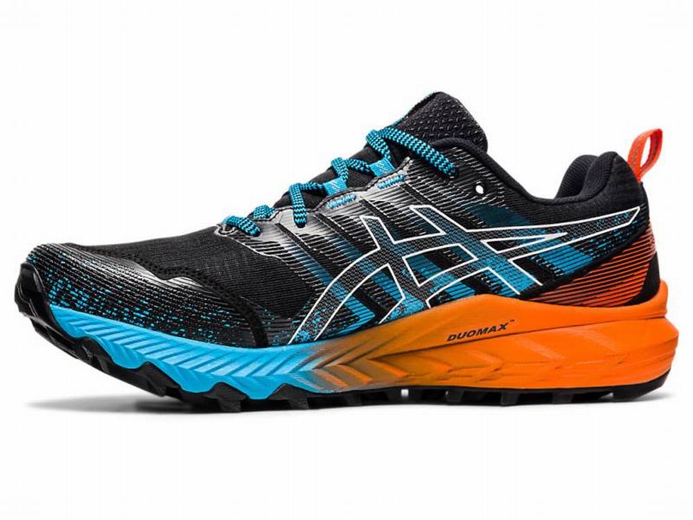 Chaussures Trail Asics GEL-TRABUCO 9 Homme Noir Blanche | ULX-302745