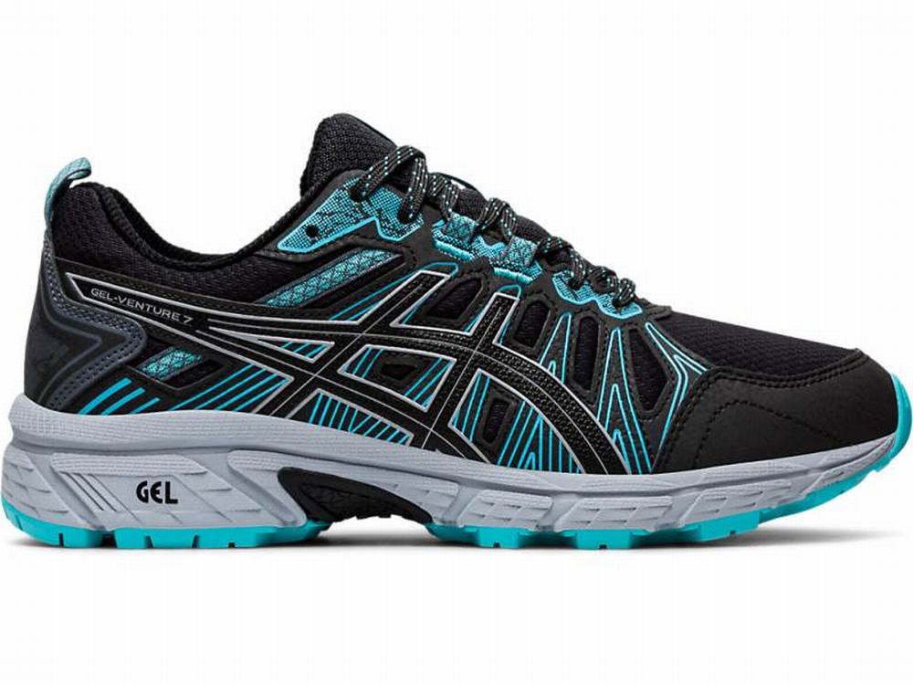 Chaussures Trail Asics GEL-VENTURE 7 (D) Femme Grise Noir | SBP-685327