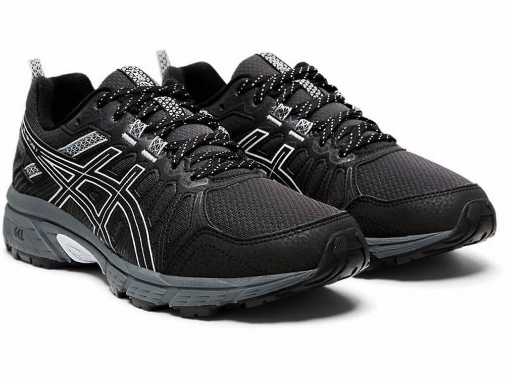 Chaussures Trail Asics GEL-VENTURE 7 Femme Noir Grise | BRD-238740