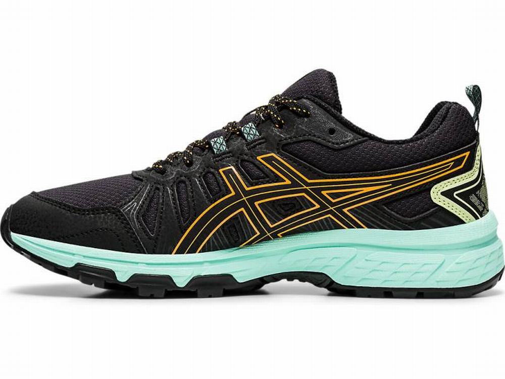 Chaussures Trail Asics GEL-VENTURE 7 Femme Noir Orange | HWU-754820