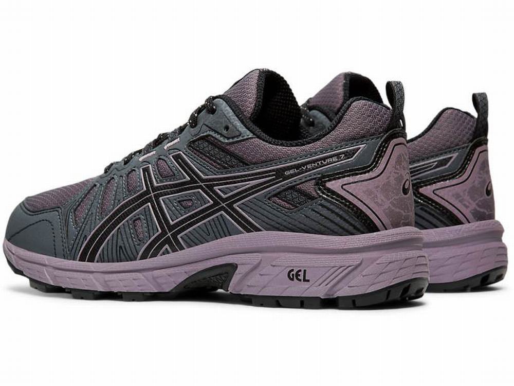 Chaussures Trail Asics GEL-VENTURE 7 Femme Grise Violette | QOA-601982