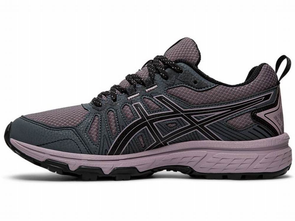 Chaussures Trail Asics GEL-VENTURE 7 Femme Grise Violette | QOA-601982