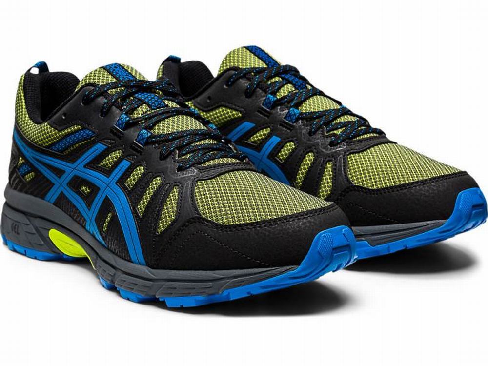 Chaussures Trail Asics GEL-VENTURE 7 Homme Vert Clair Bleu | EFL-965184