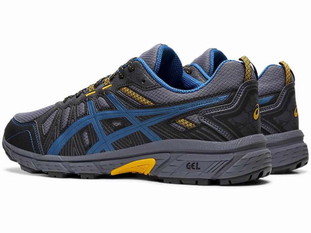 Chaussures Trail Asics GEL-VENTURE 7 Homme Noir | KIA-879345