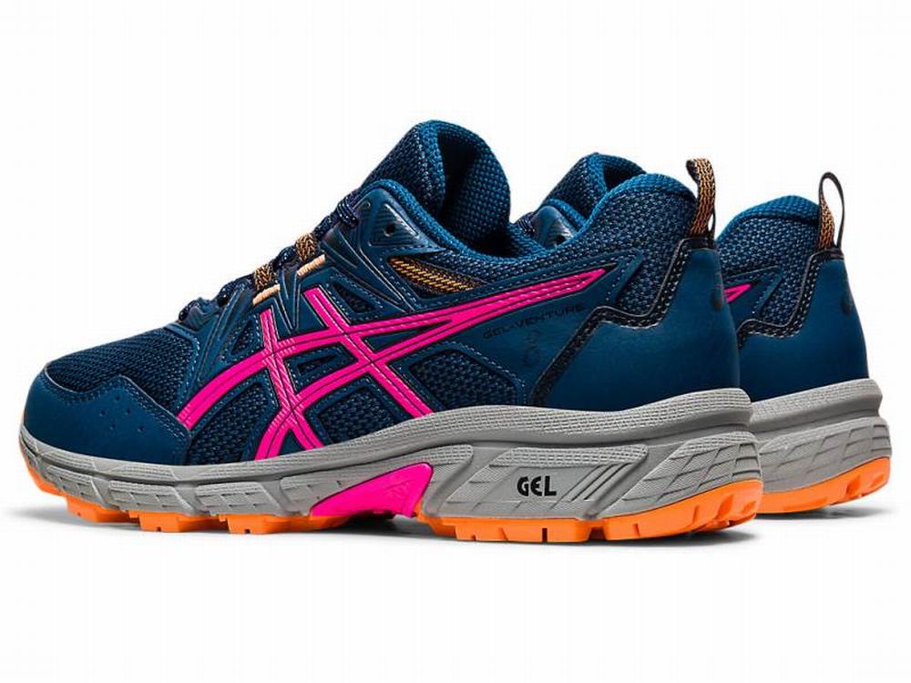 Chaussures Trail Asics GEL-VENTURE 8 (D) Femme Bleu Rose | UQH-280491