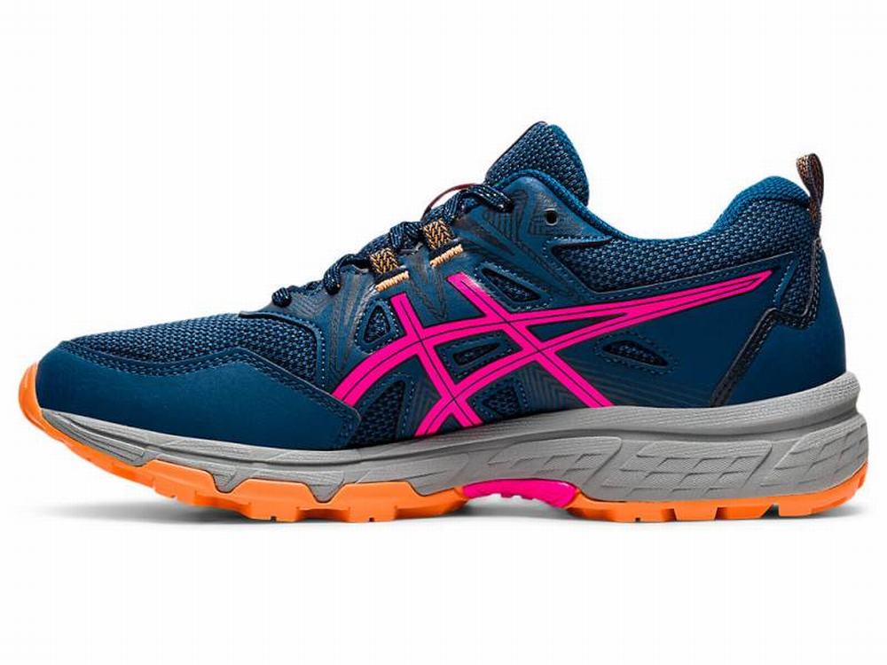 Chaussures Trail Asics GEL-VENTURE 8 (D) Femme Bleu Rose | UQH-280491