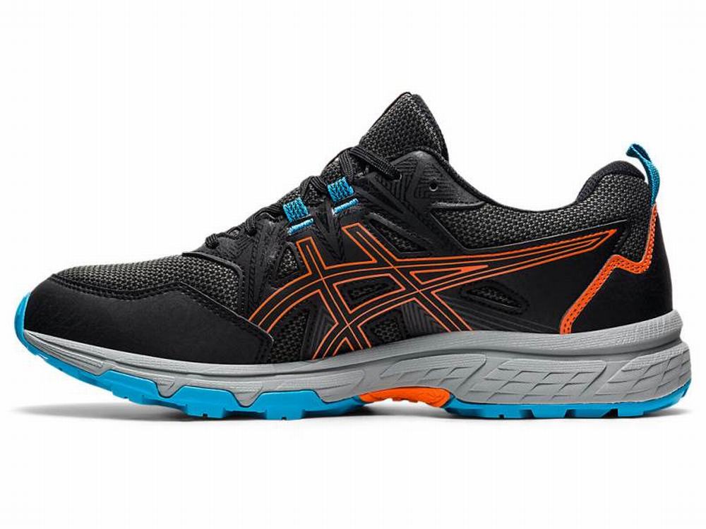 Chaussures Trail Asics GEL-VENTURE 8 Homme Noir Doré Orange | DJX-136295