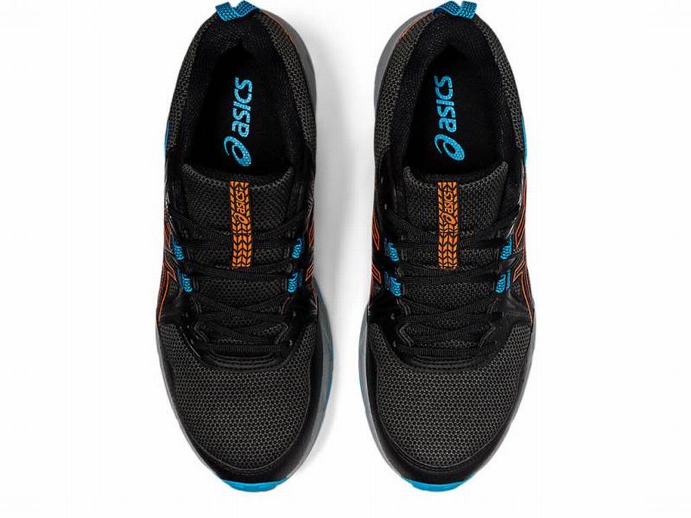 Chaussures Trail Asics GEL-VENTURE 8 Homme Noir Doré Orange | DJX-136295