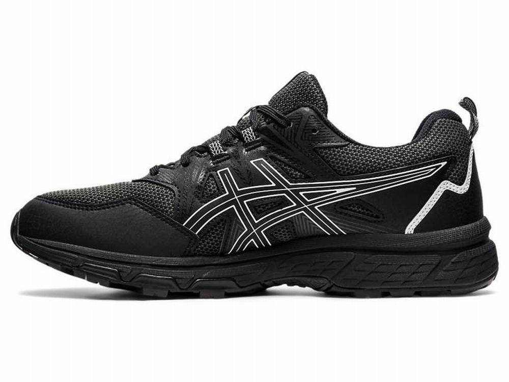 Chaussures Trail Asics GEL-VENTURE 8 Homme Noir Blanche | SHI-560273