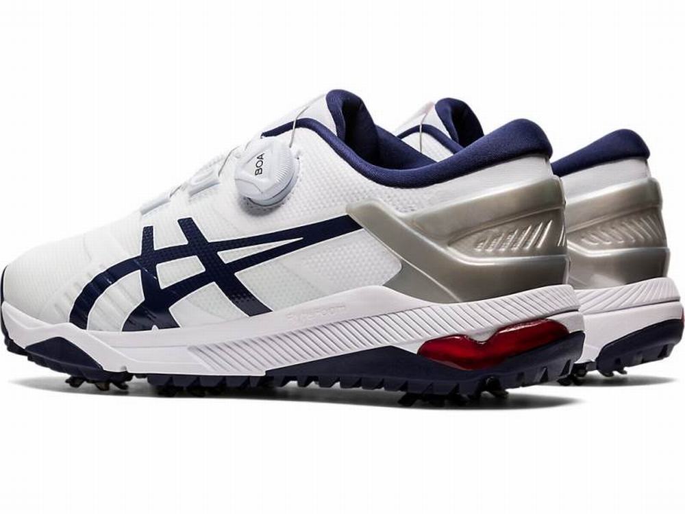 Chaussures de Golf Asics GEL-COURSE DUO Boa Homme Bleu Marine Blanche | QRD-532709