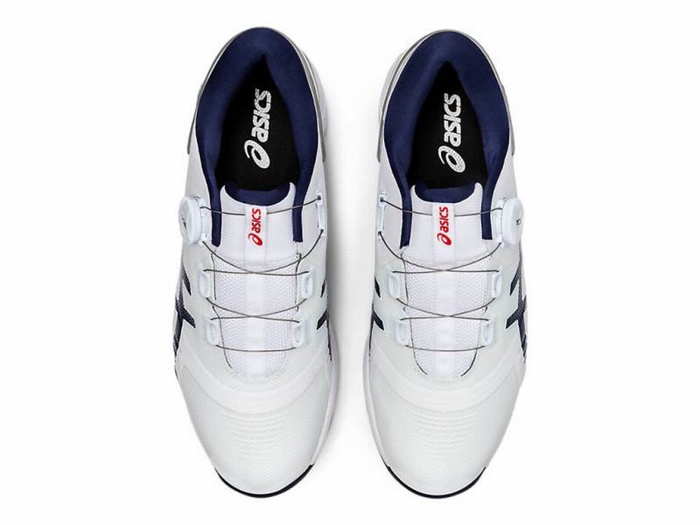 Chaussures de Golf Asics GEL-COURSE DUO Boa Homme Bleu Marine Blanche | QRD-532709