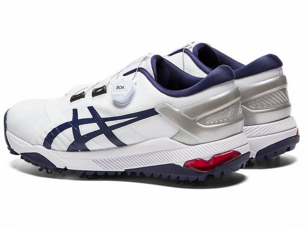 Chaussures de Golf Asics GEL-COURSE DUO Boa Homme Bleu Marine Blanche | QRD-532709