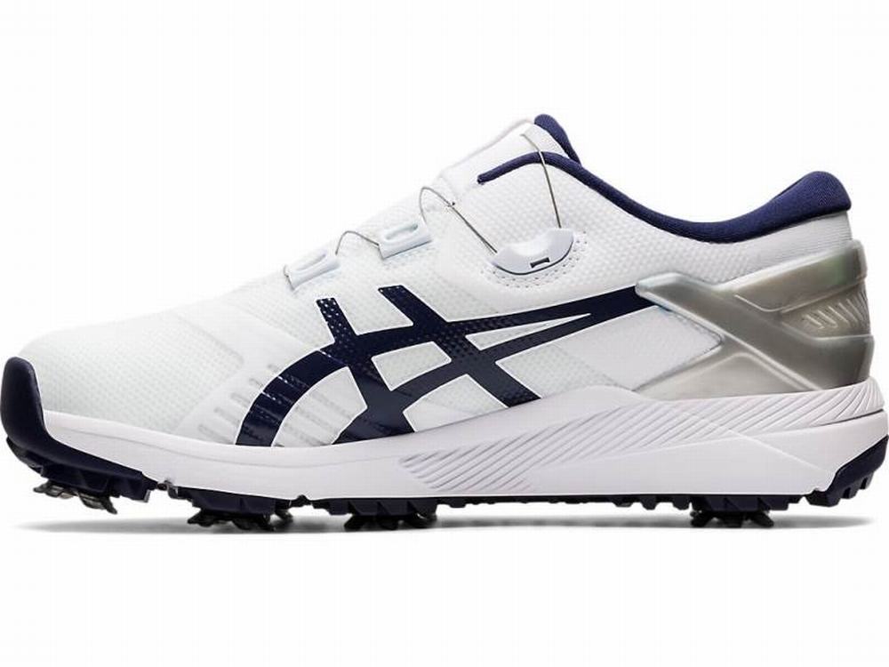 Chaussures de Golf Asics GEL-COURSE DUO Boa Homme Bleu Marine Blanche | QRD-532709