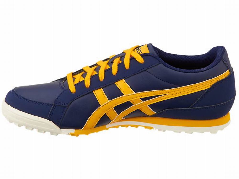 Chaussures de Golf Asics GEL-PRESHOT CLASSIC 3 Femme Fleur Orange Bleu Marine | KJD-675194