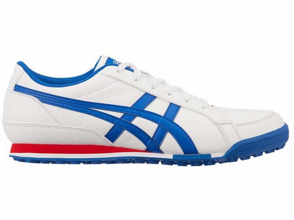 Chaussures de Golf Asics GEL-PRESHOT CLASSIC 3 Homme Bleu Royal Blanche | OIC-804651