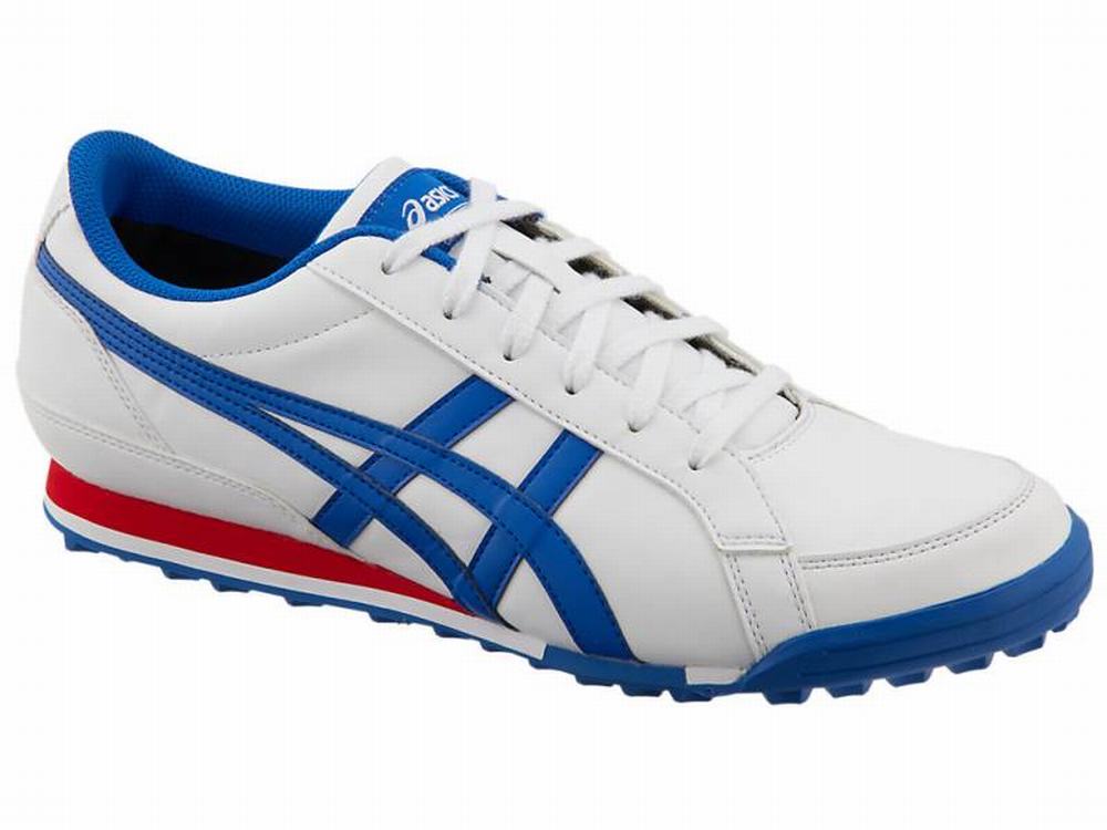 Chaussures de Golf Asics GEL-PRESHOT CLASSIC 3 Homme Bleu Royal Blanche | OIC-804651