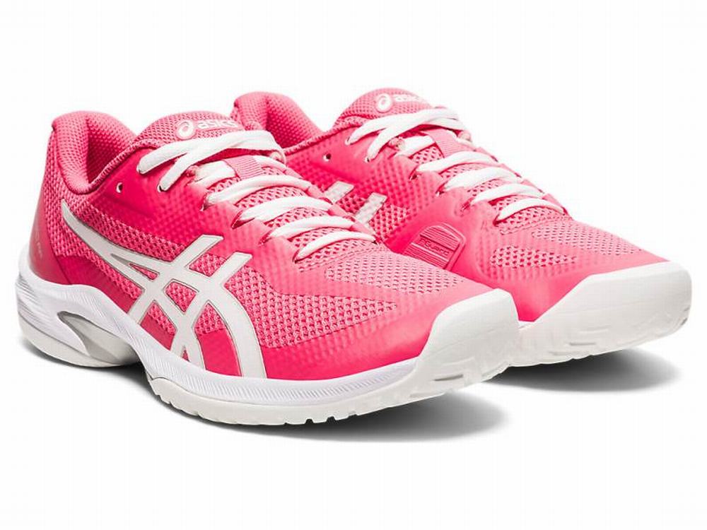 Chaussures de Tennis Asics Court Speed FF Femme Rose Blanche | DNT-342685