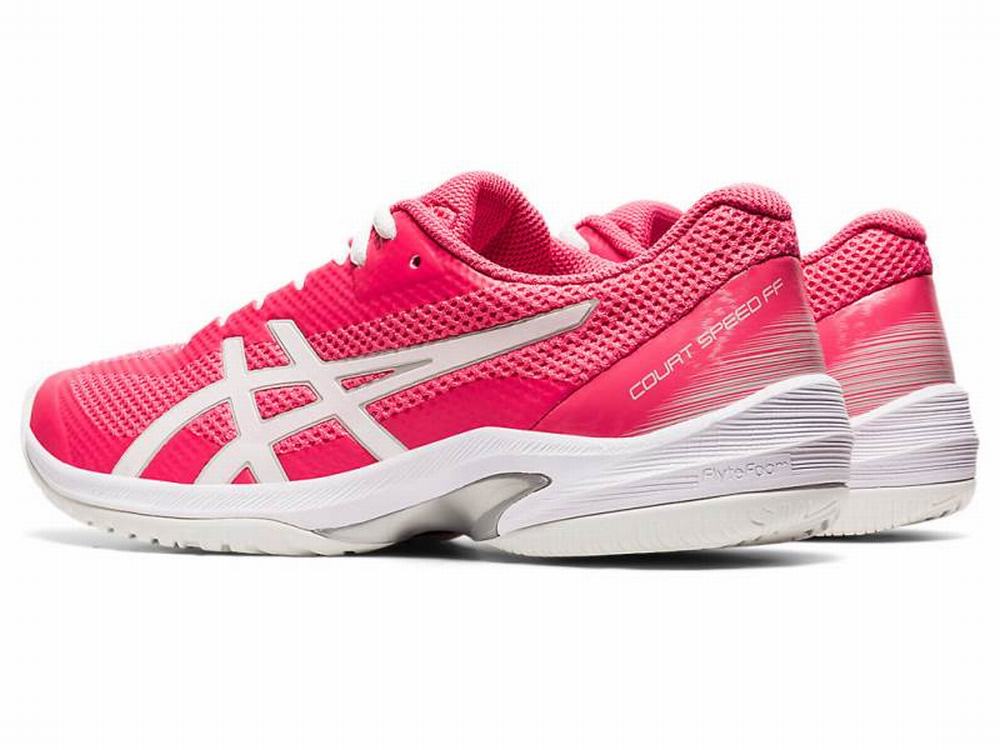 Chaussures de Tennis Asics Court Speed FF Femme Rose Blanche | DNT-342685