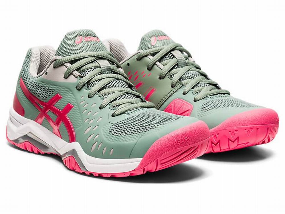 Chaussures de Tennis Asics GEL-CHALLENGER 12 Femme Rose Grise | LAJ-719046