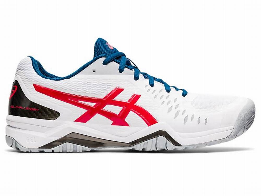 Chaussures de Tennis Asics GEL-CHALLENGER 12 Homme Blanche Rouge | TKL-137065