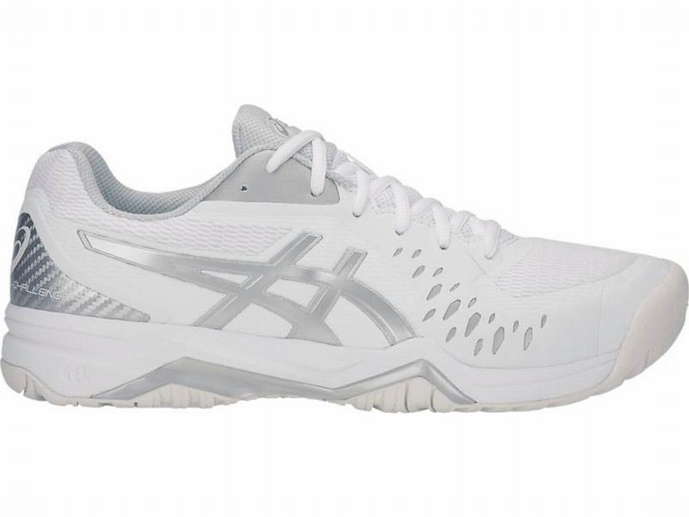 Chaussures de Tennis Asics GEL-CHALLENGER 12 Homme Blanche Argent | XSB-905176