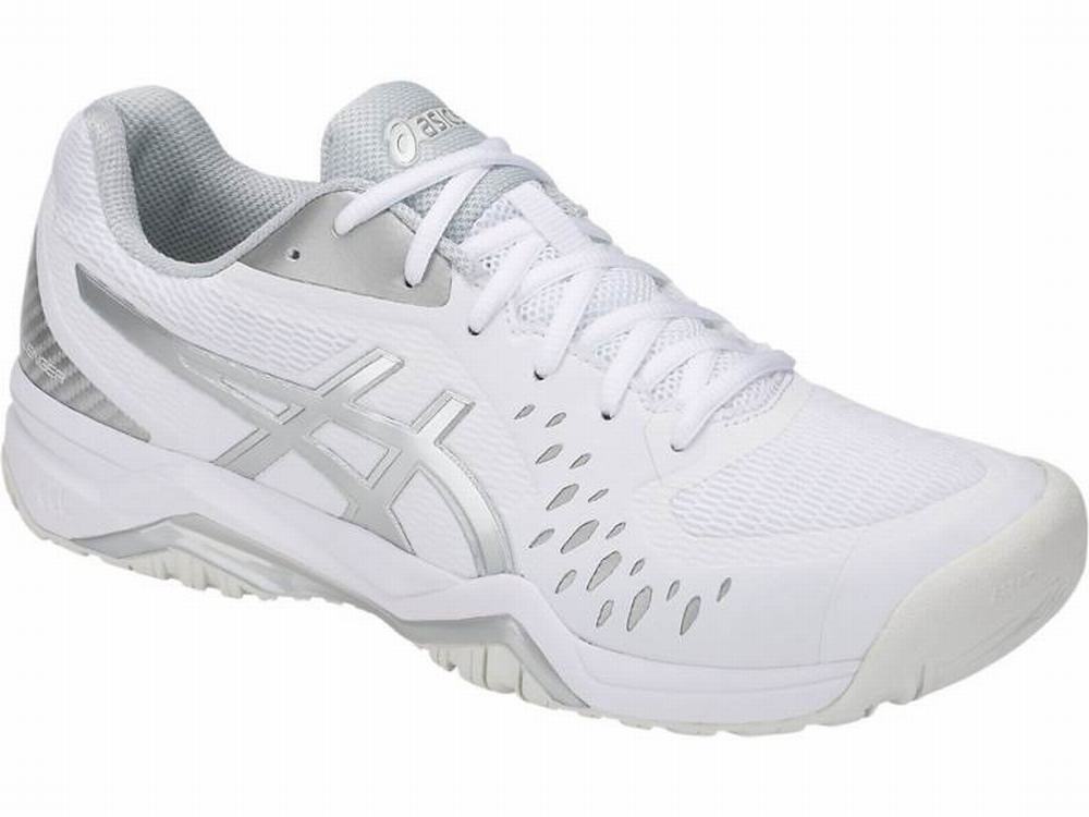 Chaussures de Tennis Asics GEL-CHALLENGER 12 Homme Blanche Argent | XSB-905176