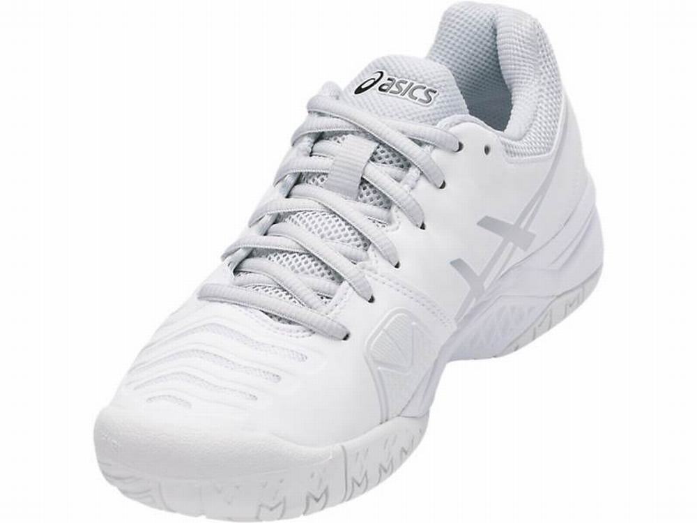 Chaussures de Tennis Asics GEL-Challenger 11 Femme Blanche Argent | BNC-751046