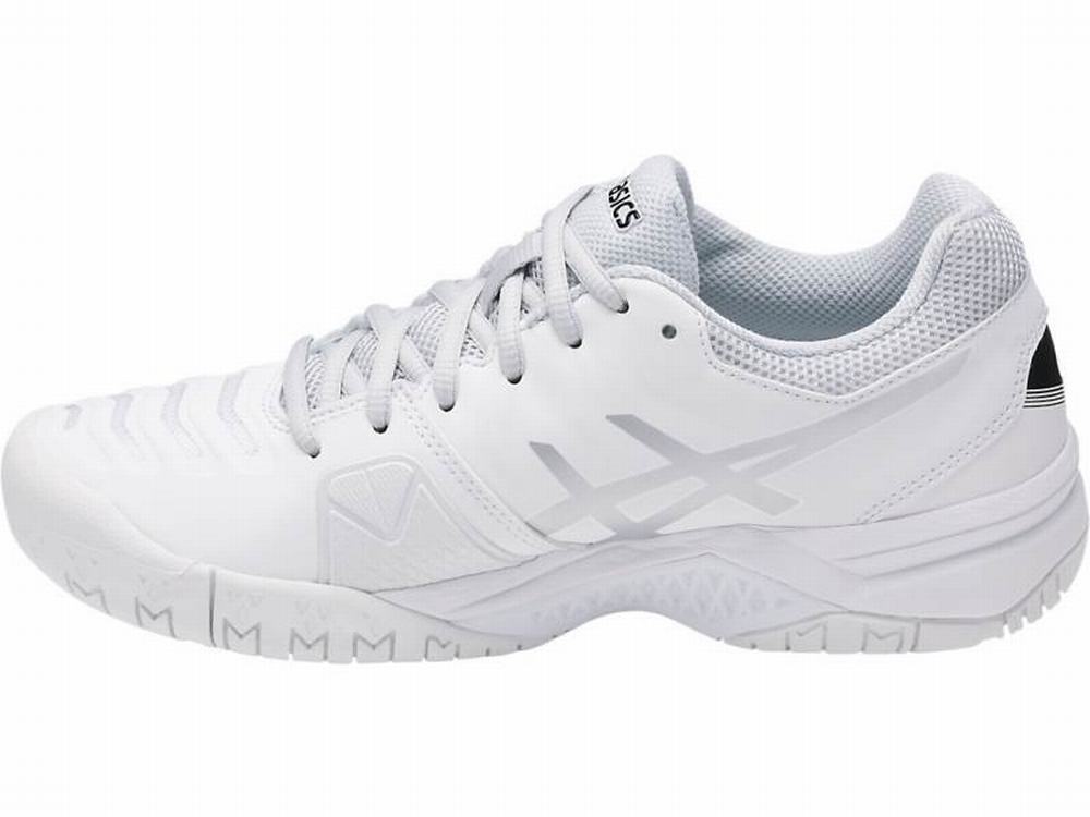 Chaussures de Tennis Asics GEL-Challenger 11 Femme Blanche Argent | BNC-751046