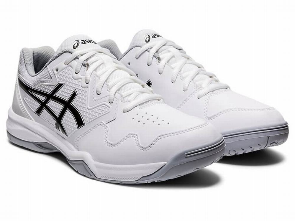 Chaussures de Tennis Asics GEL-DEDICATE 7 Homme Noir Blanche | VUL-325846