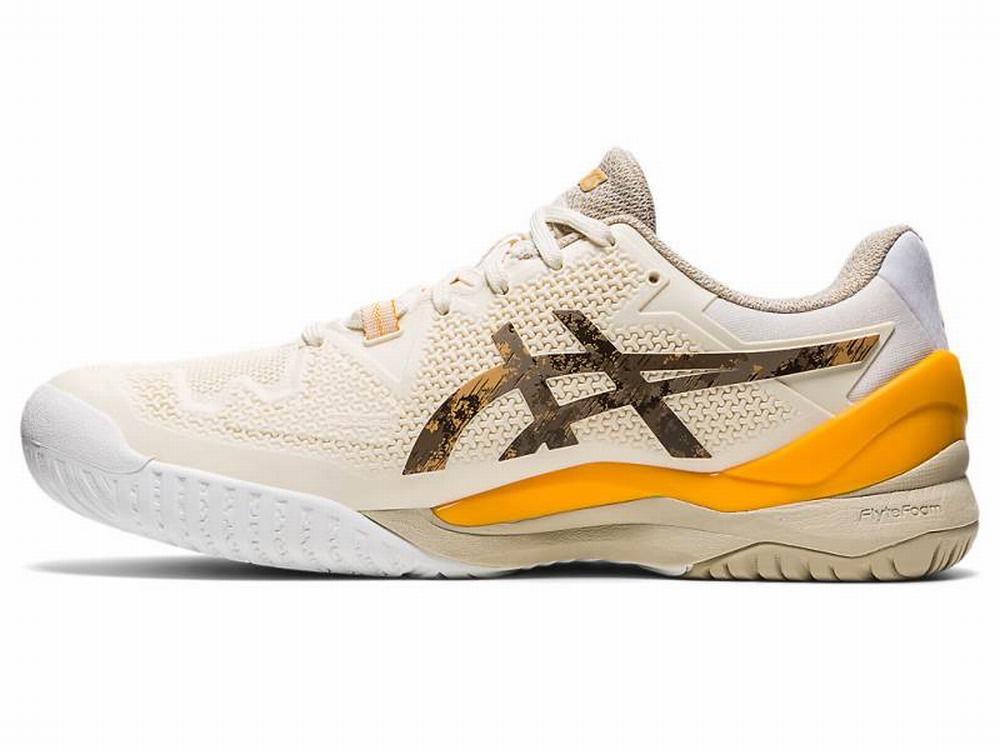 Chaussures de Tennis Asics GEL-RESOLUTION 8 L.E. Homme Blanche | IUE-603945