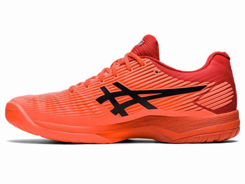 Chaussures de Tennis Asics SOLUTION SPEED FF TOKYO Homme Orange Rouge Noir | WDY-587301