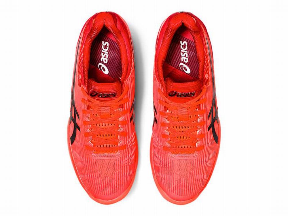 Chaussures de Tennis Asics SOLUTION SPEED FF TOKYO Femme Orange Rouge Noir | XBY-645017